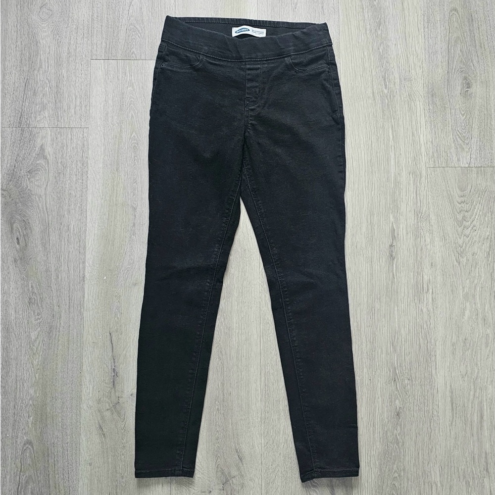 Old Navy Women’s Black Rockstar Super Skinny Jeggings Sz 6